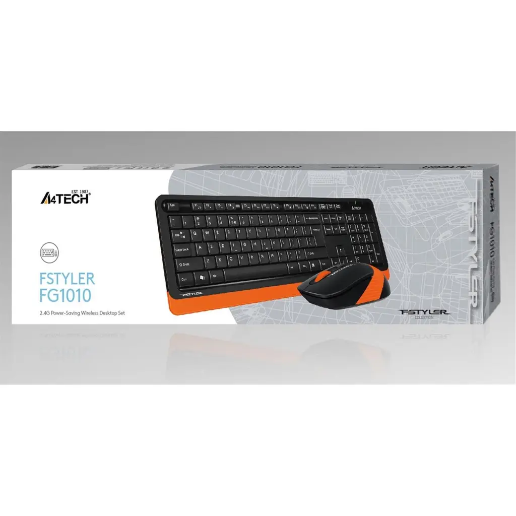 A4 TECH FG1010 Kablosuz Q TR Multimedya Klavye Mouse Set