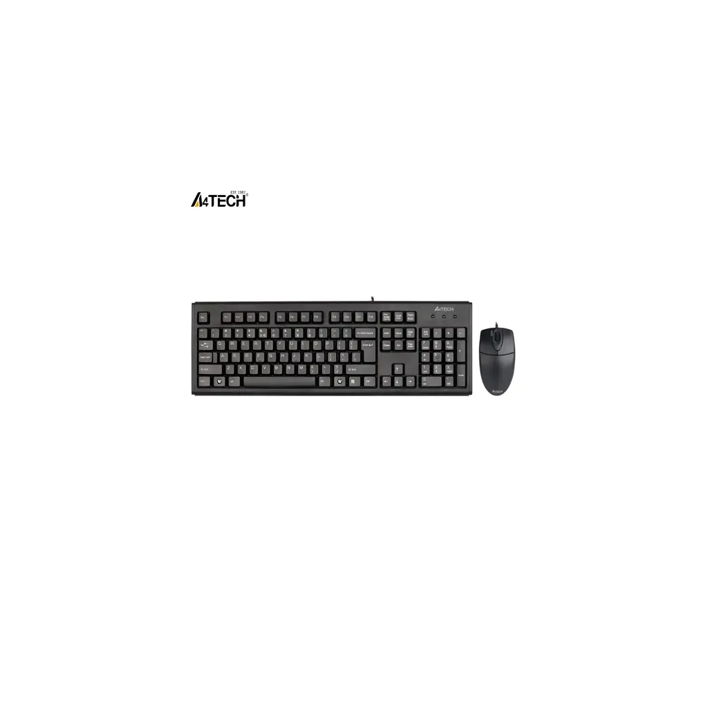 A4 TECH KM-72620D - USB Q Türkçe Siyah Klavye - Mouse Set