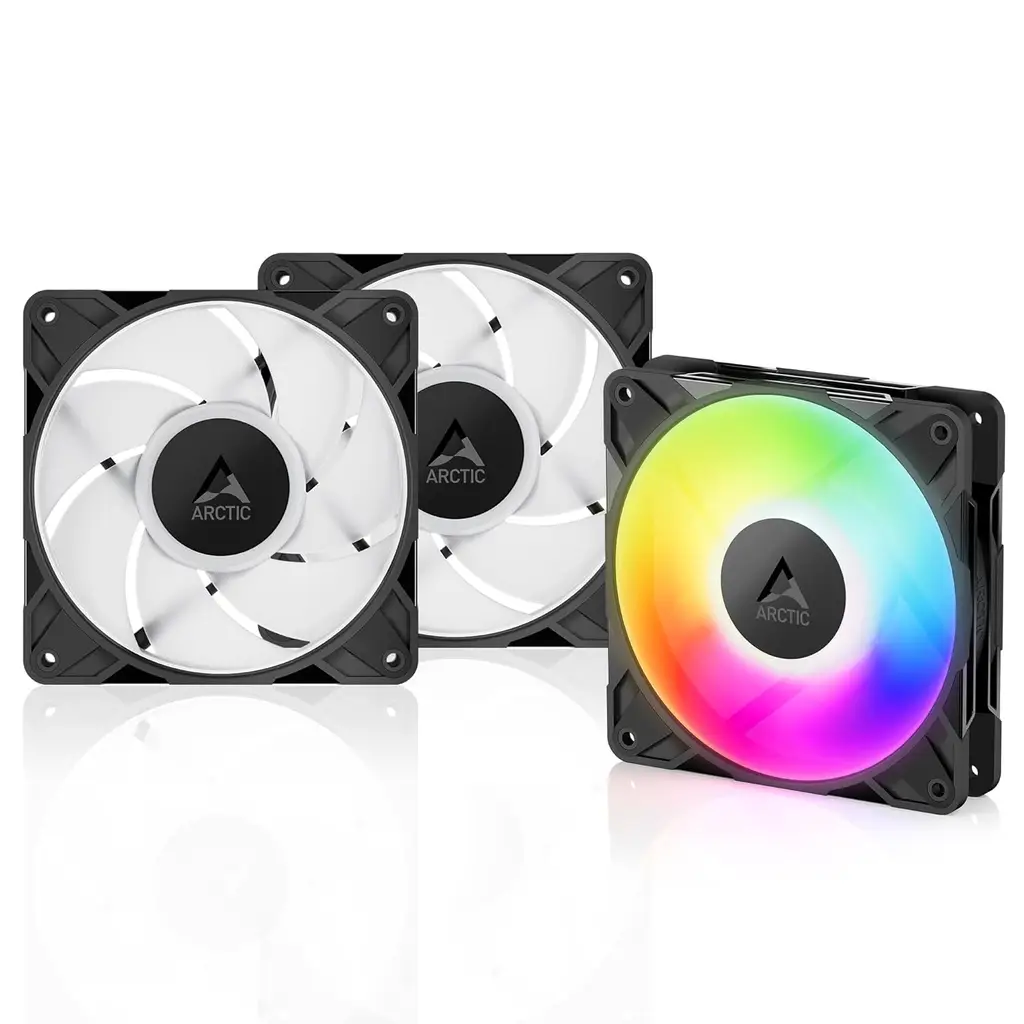 ARCTIC P12 Pro ARGB Siyah 3'lü 12 cm Kasa Fanı - ACFAN00310A