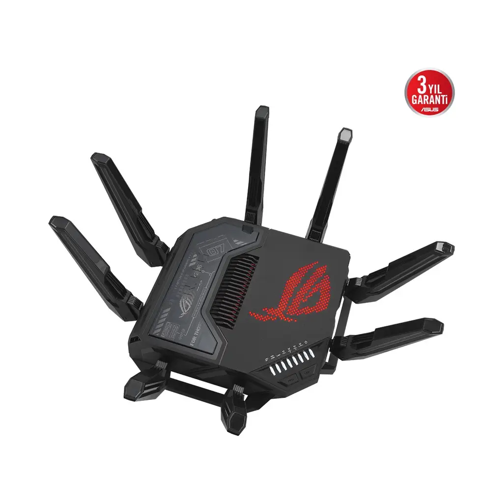 ASUS GT-BE98 WIFI7 FOUR BAND WIFI7 AI MESH AIR PROTECTION INSTANT GUARD VPN