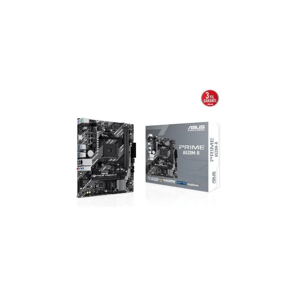 ASUS PRIME A520M-R AMD A520 AM4 DDR4 5100 HDMI M2 USB3.2 mATX