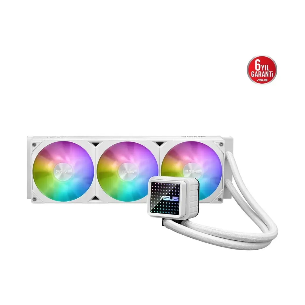 ASUS PRIME LC 360 ARGB SIVI SOGUTUCU OZEL TASARLANMIS CPU TEMAS ALANI VE KANATÇIKLI KANALLARA SAHIP SONSUZ AYNA LENS SECENEKLERİ OLAN SU BLOGU ONCEDEN