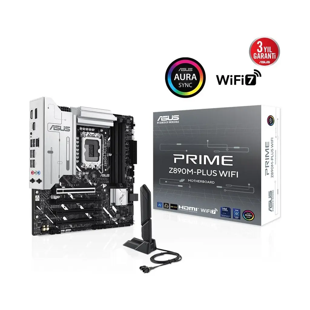 ASUS Prime Z890M-PLUS Wi-Fi Intel LGA1851 DDR5 Micro ATX Anakart