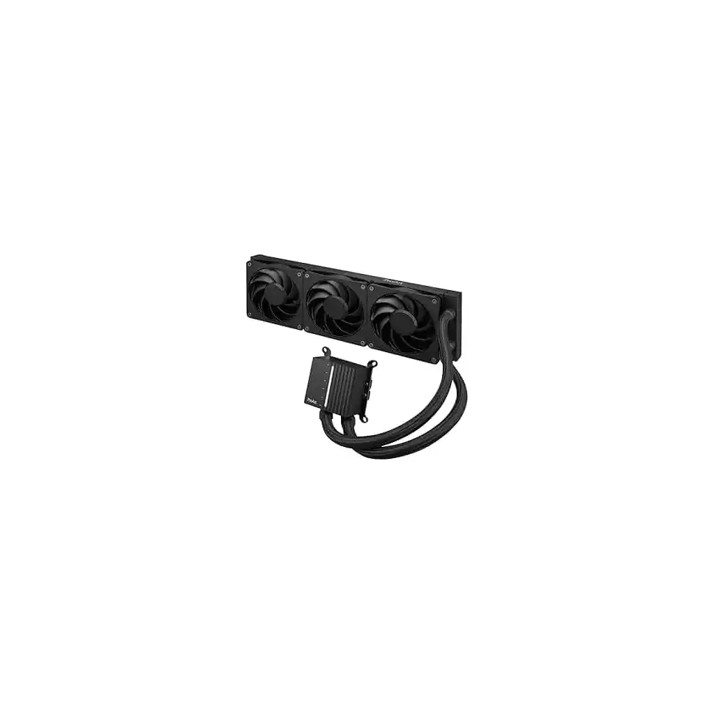 ASUS PROART LC 360 MM AYDINLATMALI SİSTEM DURUM GÖSTERGESİ VE ÜÇ MAT SİYAH ALPHACOOL APEX STEALTH METAL POWER FANLARI