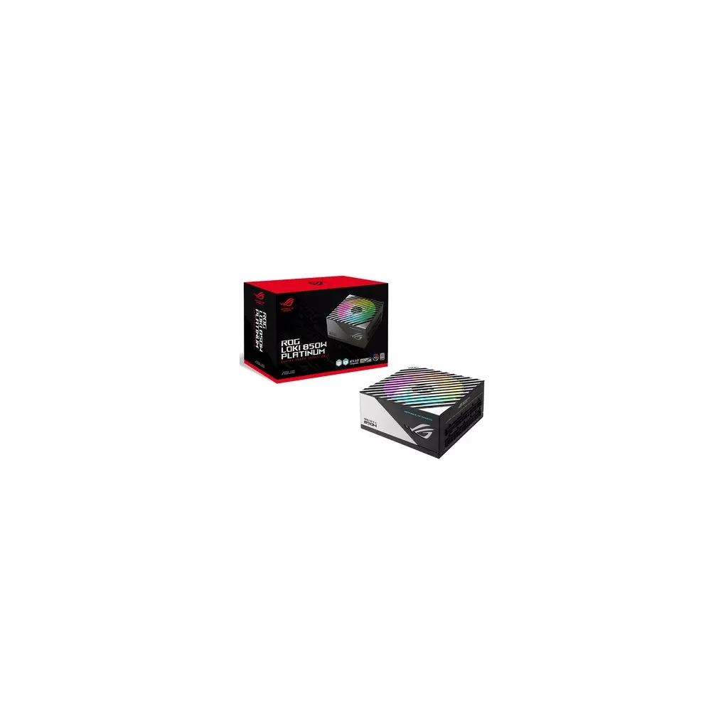 ASUS ROG LOKI SFX-L 850W MODÜLER ATX 3.0 UYUMLU 120MM PWM ARGB FAN PCIe 5.0 10 YIL GARANTI