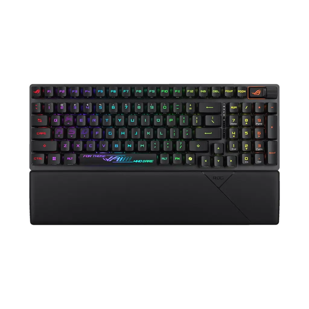 ASUS ROG STRIX SCOPE II 96 WL/RX RED/ABS/TR WIRELESS OYUN KLAVYESİ: ÜÇ MODLU BAĞLANTI, ROG RX OPTİK ANAHTARLAR, PBT TUŞ KAPAKLARI, SİLİKON YALITIM, EK