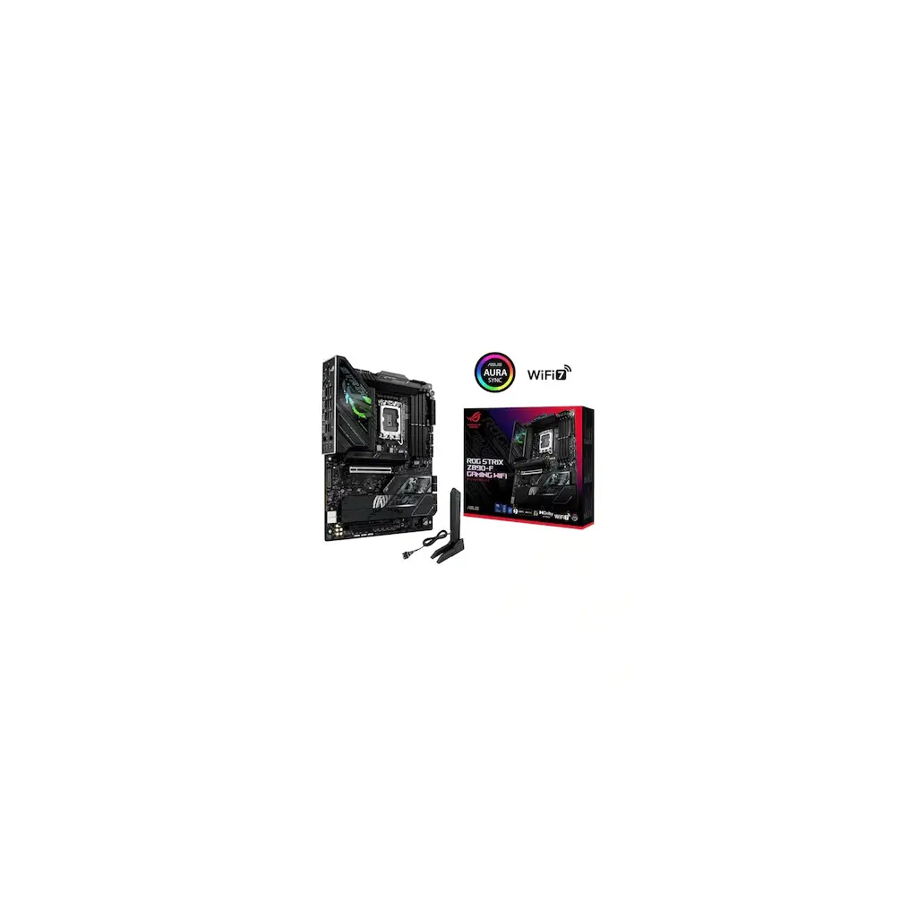 ASUS ROG STRIX Z890-F GAMING WIFI Intel Z890 LGA1851 DDR5 8600 DP HDMI 2xUSB4 5x M2 USB3.2 WiFi 7 + BT AURA RGB 2.5Gbit LAN ATX 16+1+2+2 Güç Aşamaları