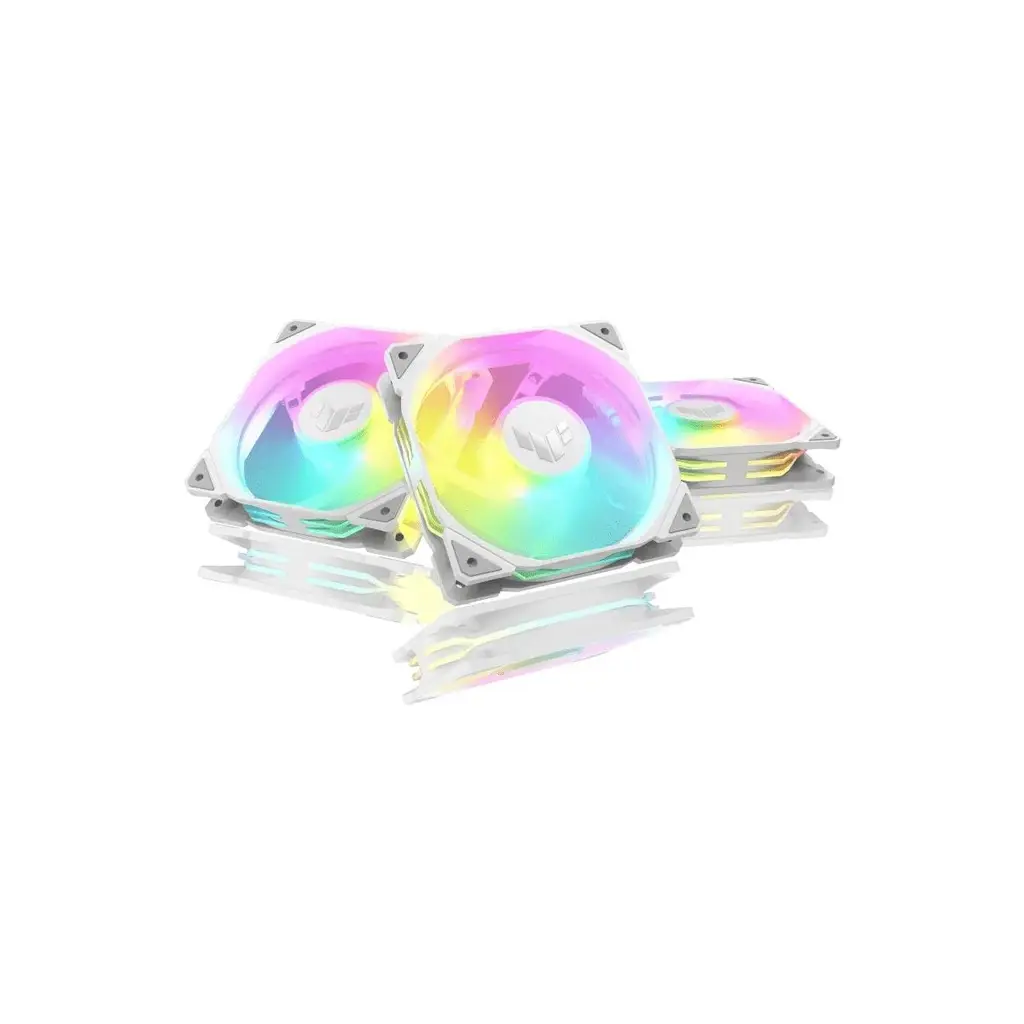 ASUS TUF TR120 SOĞUTUCU KASA RADYATÖR FANI ADRESLENEBİLİR ARGB 120MM 3 IN 1 BEYAZ