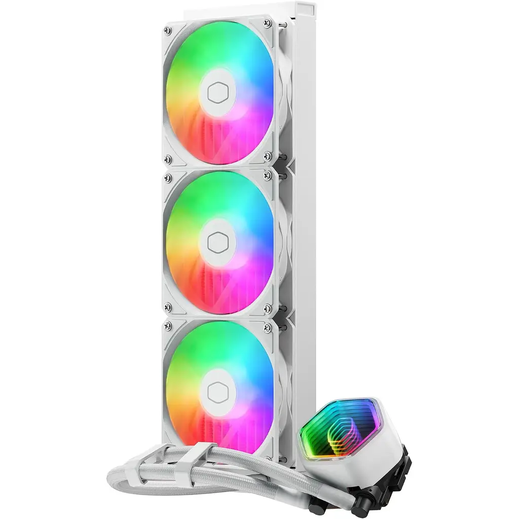 COOLER MASTER MasterLiquid 360 Core II ARGB Beyaz İşlemci Sıvı Soğutucu - MLW-D36M-A18PA-RW