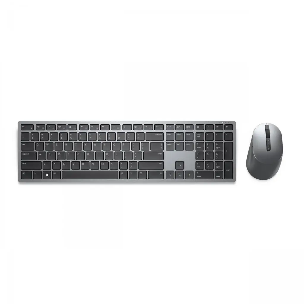 DELL Premier, KM7321WGY-TUR, Gri-Siyah, Kablosuz, Bluetooth, Türkçe Q ,Multimedya, Klavye +Mouse Set