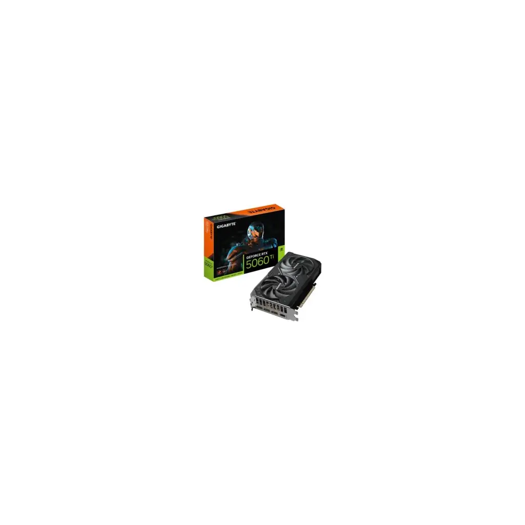 GIGABYTE VGA NVIDIA 16GB GDDR7 RTX5060TI WINDFORCE MAX OC GV-N506TWF2MAX OC-16GD