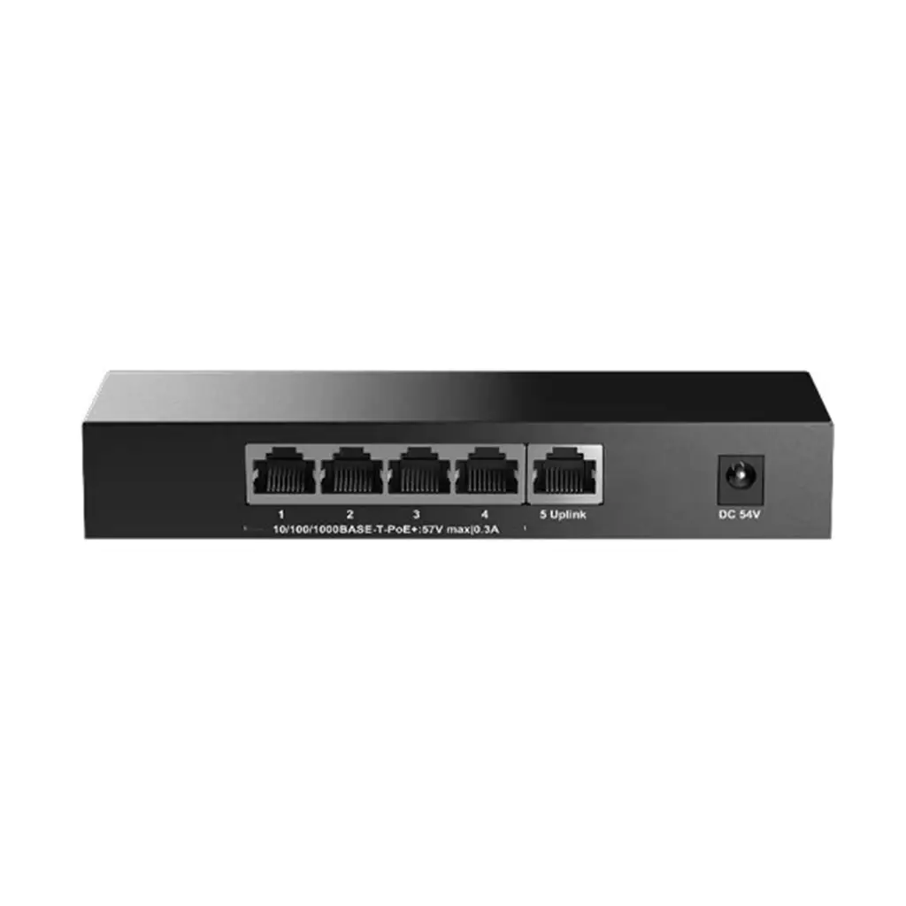 H3C Magic BS205T-P 5 Port 10/100/1000 Yönetilemez Desktop 4 Port Poe 57W Metal Kasa Switch