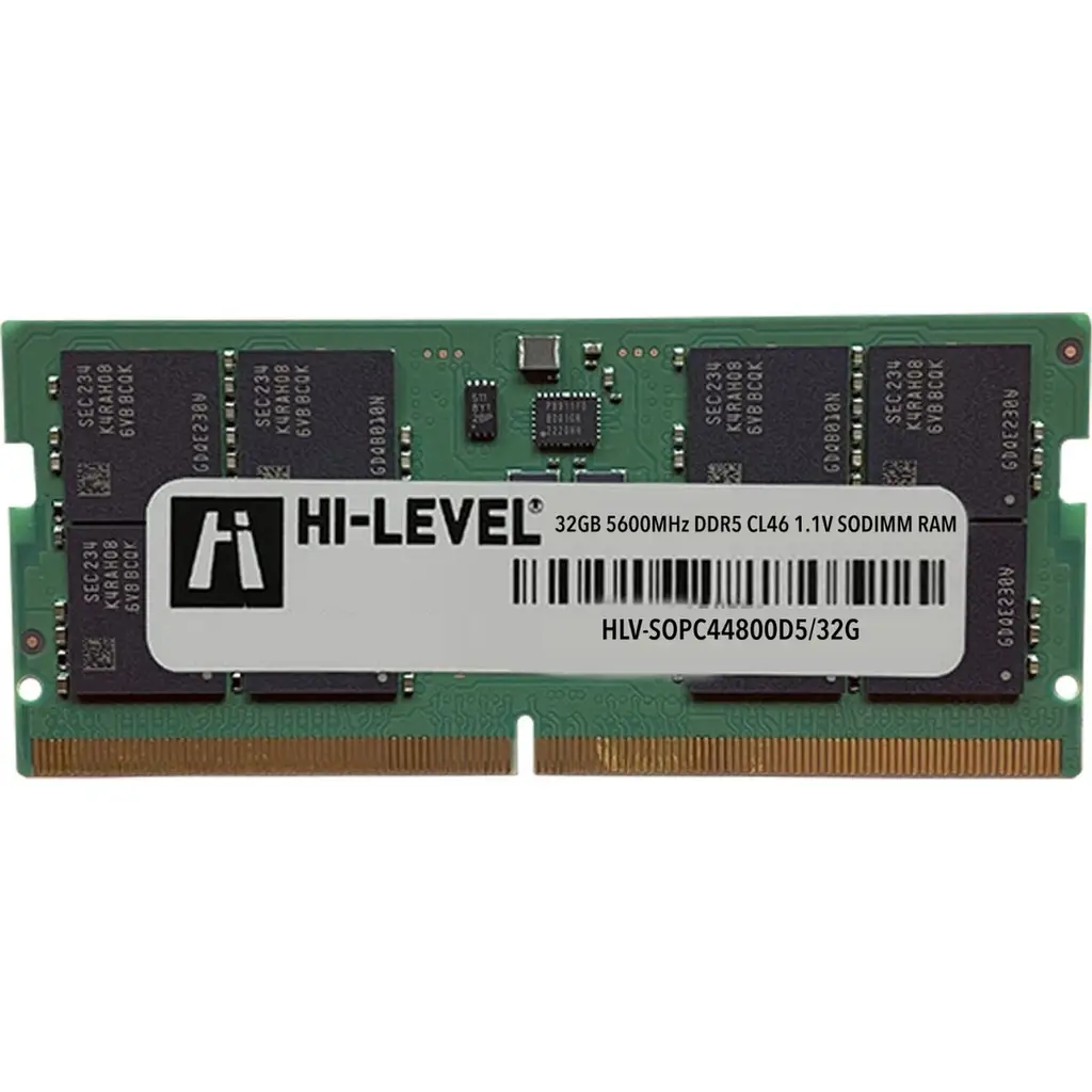 Hi-Level 32GB DDR5 5600Mhz SODIMM 1.1V HLV-SOPC44800D5/32G