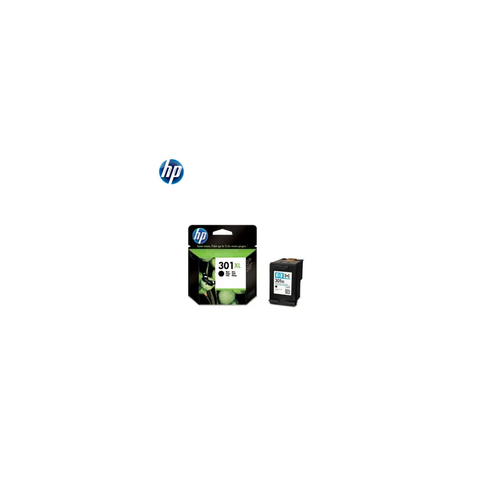 HP 301XL Yüksek Kapasiteli Siyah Orijinal Mürekkep Kartuşu (CH563EE)
