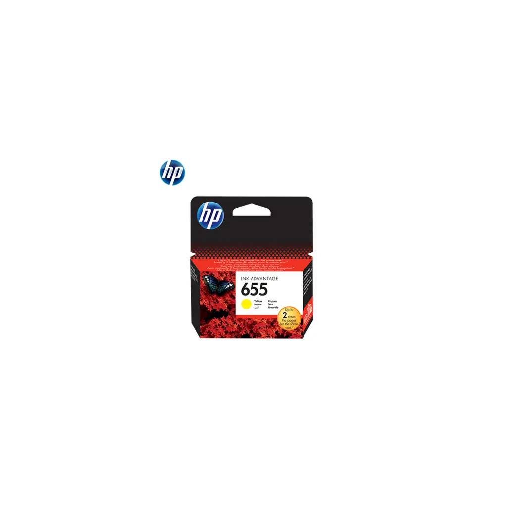 HP CZ112AE (655) Sarı (Yellow) MÜREKKEP KARTUŞU 600 SAYFA