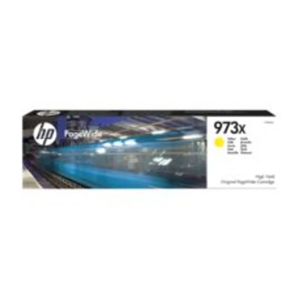 HP F6T83AE (973X) YUKSEK KAPASITELI SARI PAGE WIDE MUREKKEP KARTUSU 7000 SAYFA