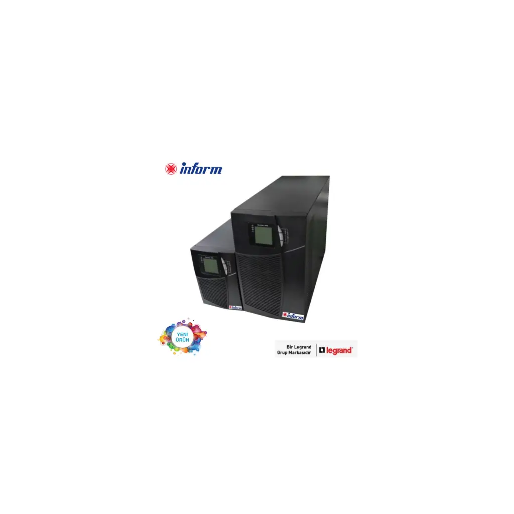 INFORM Sinus EVO 1 KVA Online UPS LCD 5-12dk Kesintisiz Güç Kaynağı