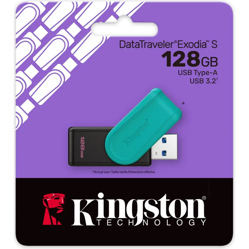 Kingston 128GB DataTraveler Exodia Usb3.2 Gen1 USB Bellek (DTX/128GB)