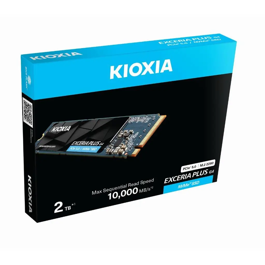 KIOXIA EXCERIA PLUS G4, LVD10Z002TG8, 2TB, 10000/8200, Gen5, NVME PCIe M.2 2280, SSD