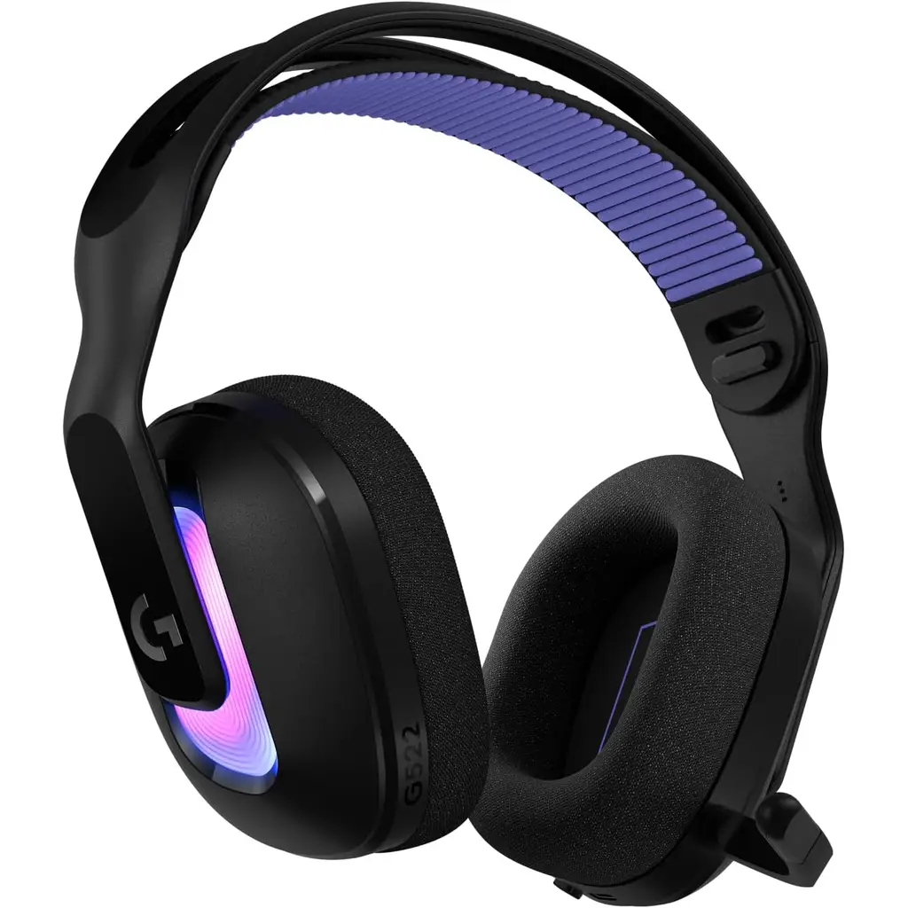 LOGITECH G522 Lightspeed Siyah RGB Kablolu/Kablosuz Kulak Üstü Oyuncu Kulaklığı