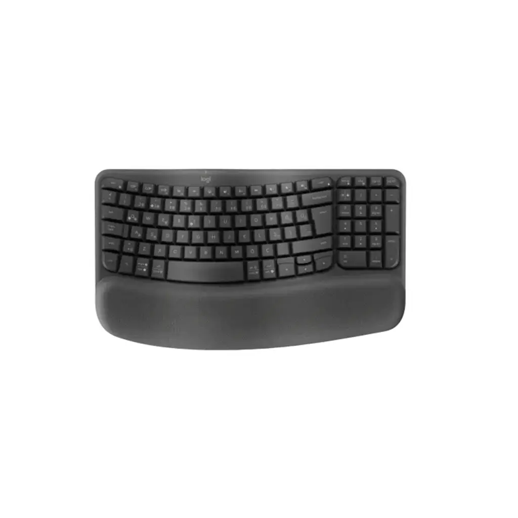 LOGITECH WAVE KEYS KABLOSUZ ERGONOMİK KLAVYE GRİ 920-012311