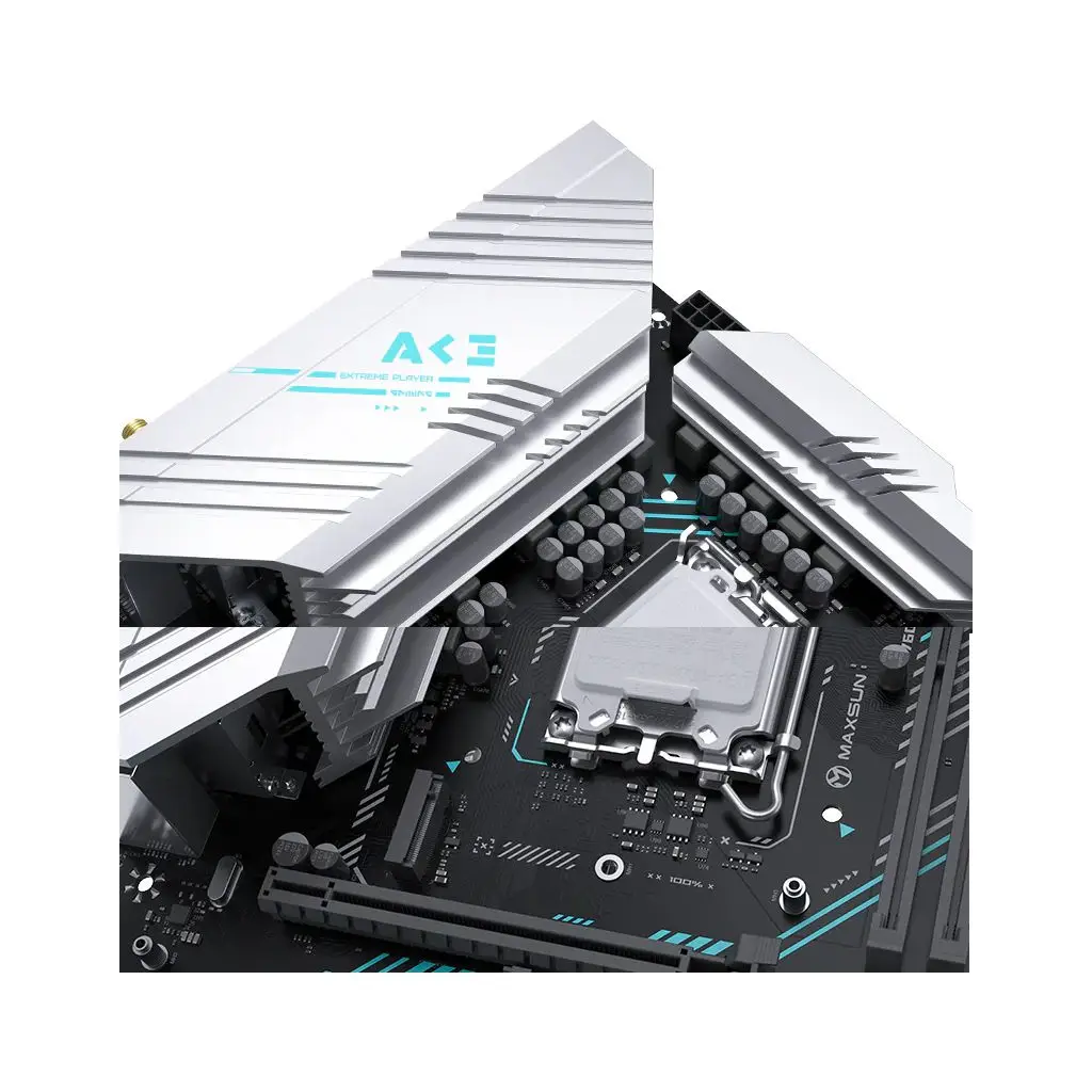 Maxsun B760M GAMING WIFI ACE LGA1700 DDR5 6400 Mhz M.2 HDMI mAtx Intel Anakart