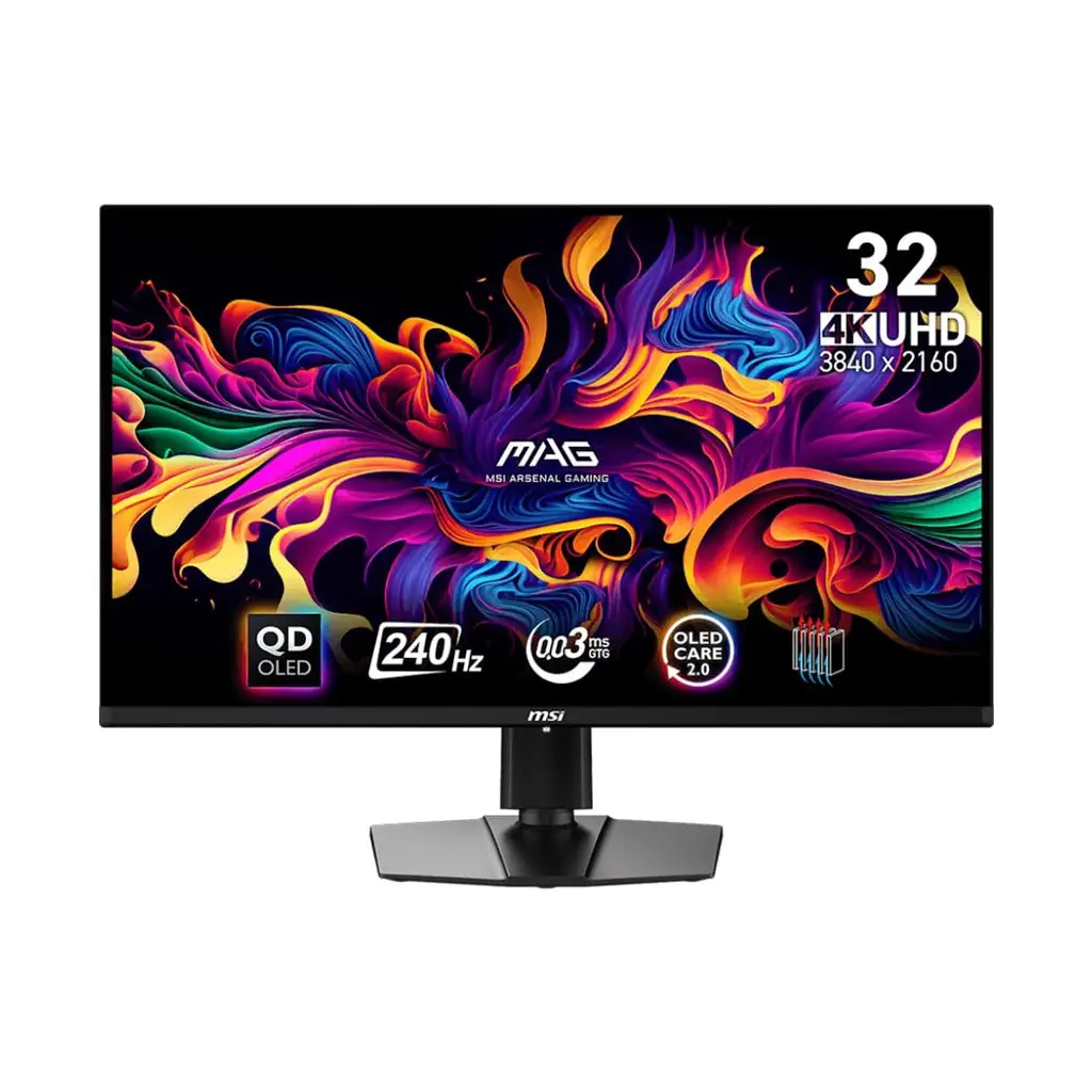 MSI 31.5 MAG 321UPX QD-OLED 3840x2160 (UHD) 16:9 FLAT 240HZ 0.03MS FREESYNC GAMING MONITOR