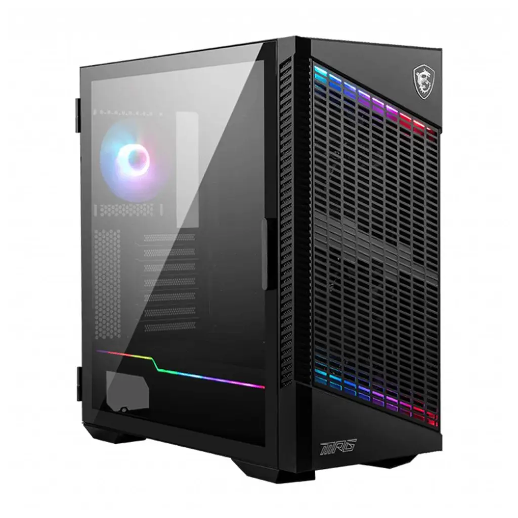 MSI MPG VELOX 100P AIRFLOW TEMPERLİ CAM 1 X A-RGB FAN 3 X 120MM FAN ATX GAMİNG BİLGİSAYAR KASASI