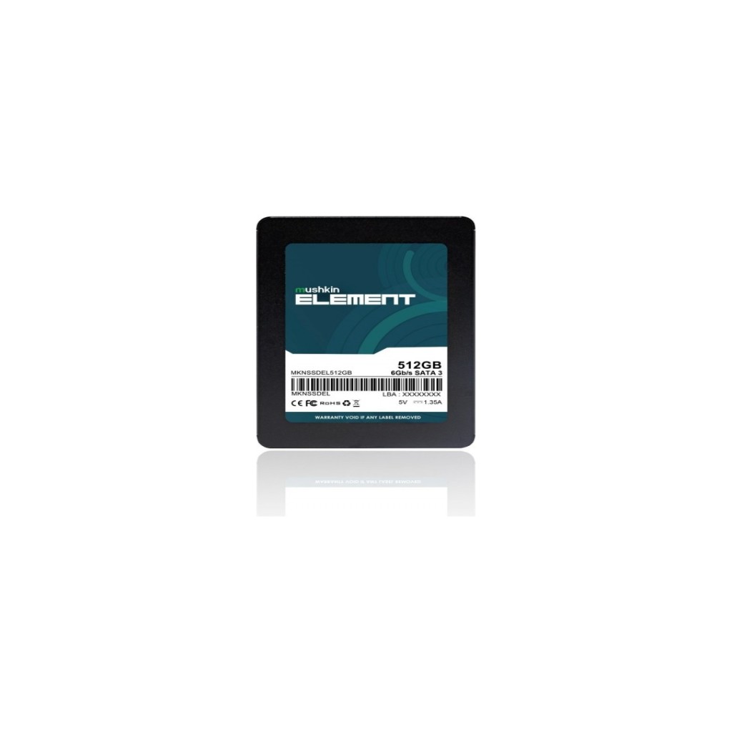 Mushkin ELEMENT, 512GB, 500-450Mb/s, 2.5", SATA3, SSD (MKNSSDEL512GB)