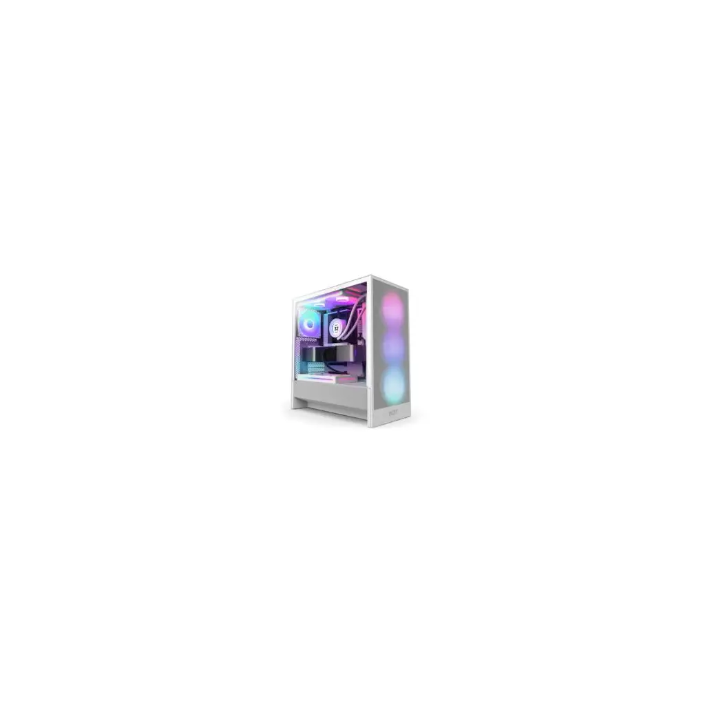 NZXT H5 FLOW 2024 ATX KASA BEYAZ RGB - CC-H52FW-R1