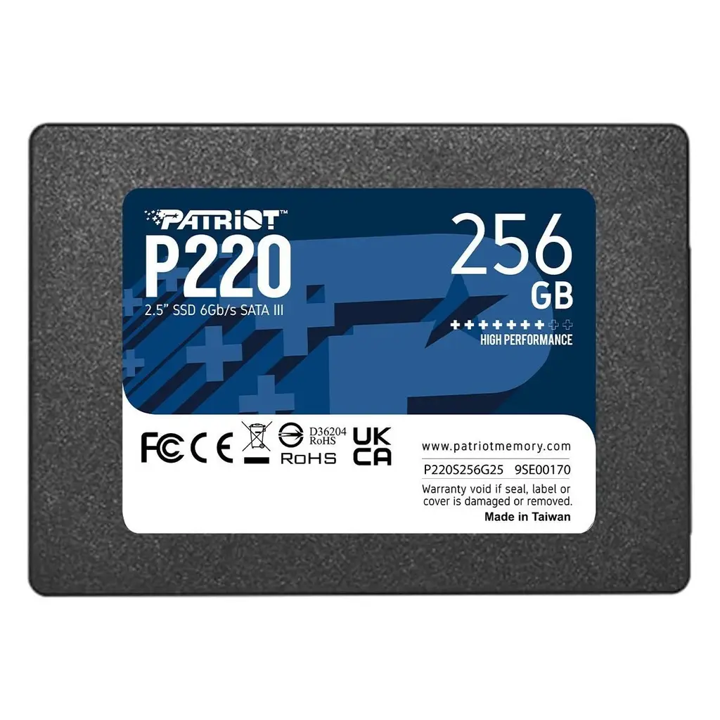 Patriot P220 256GB 550/490MB/s 2.5" SATA3 SSD Disk ( P220S256G25 )