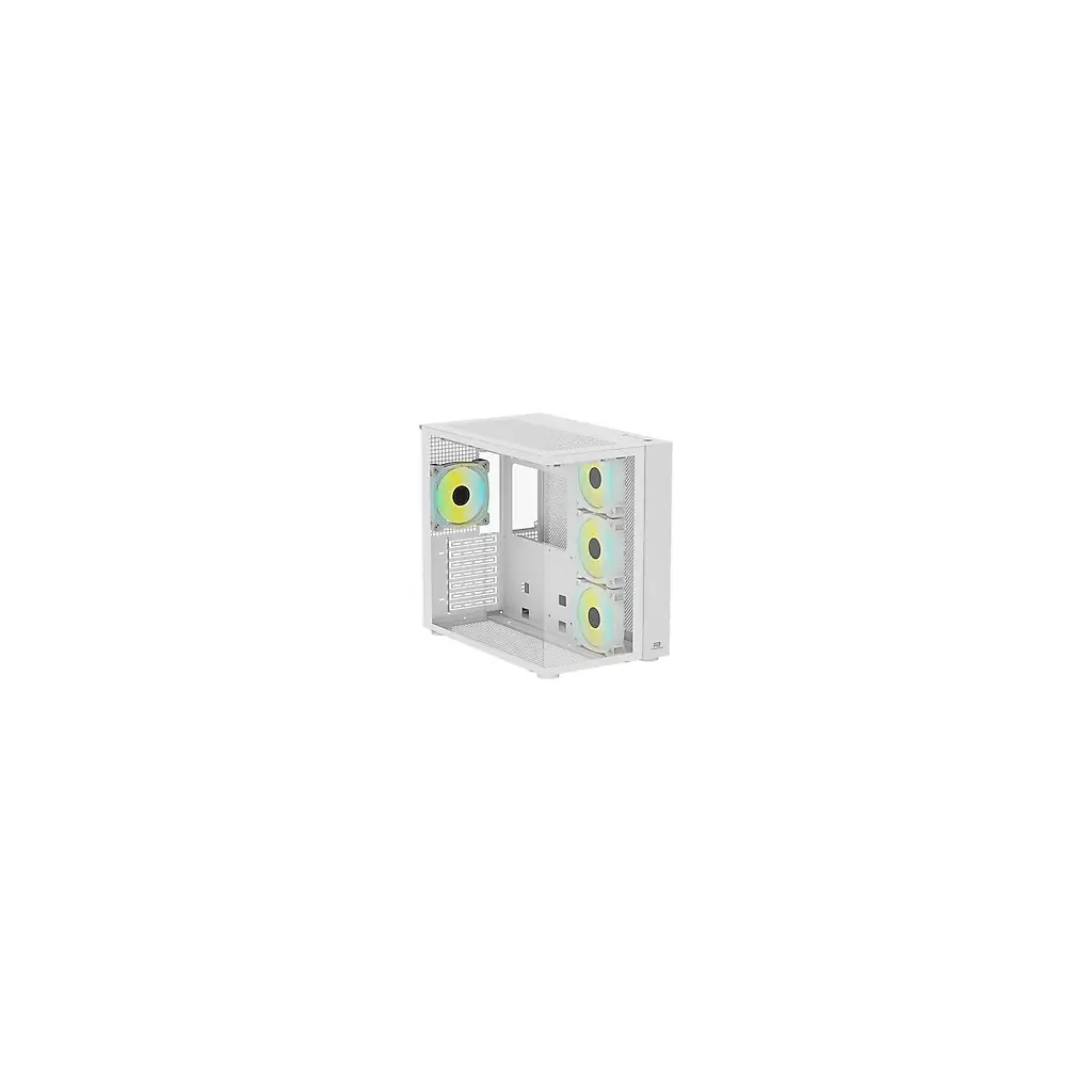 PowerBoost PB-SS02W Sea View USB 3.0, ATX 7 x ARGB Fanlı, Beyaz Kasa