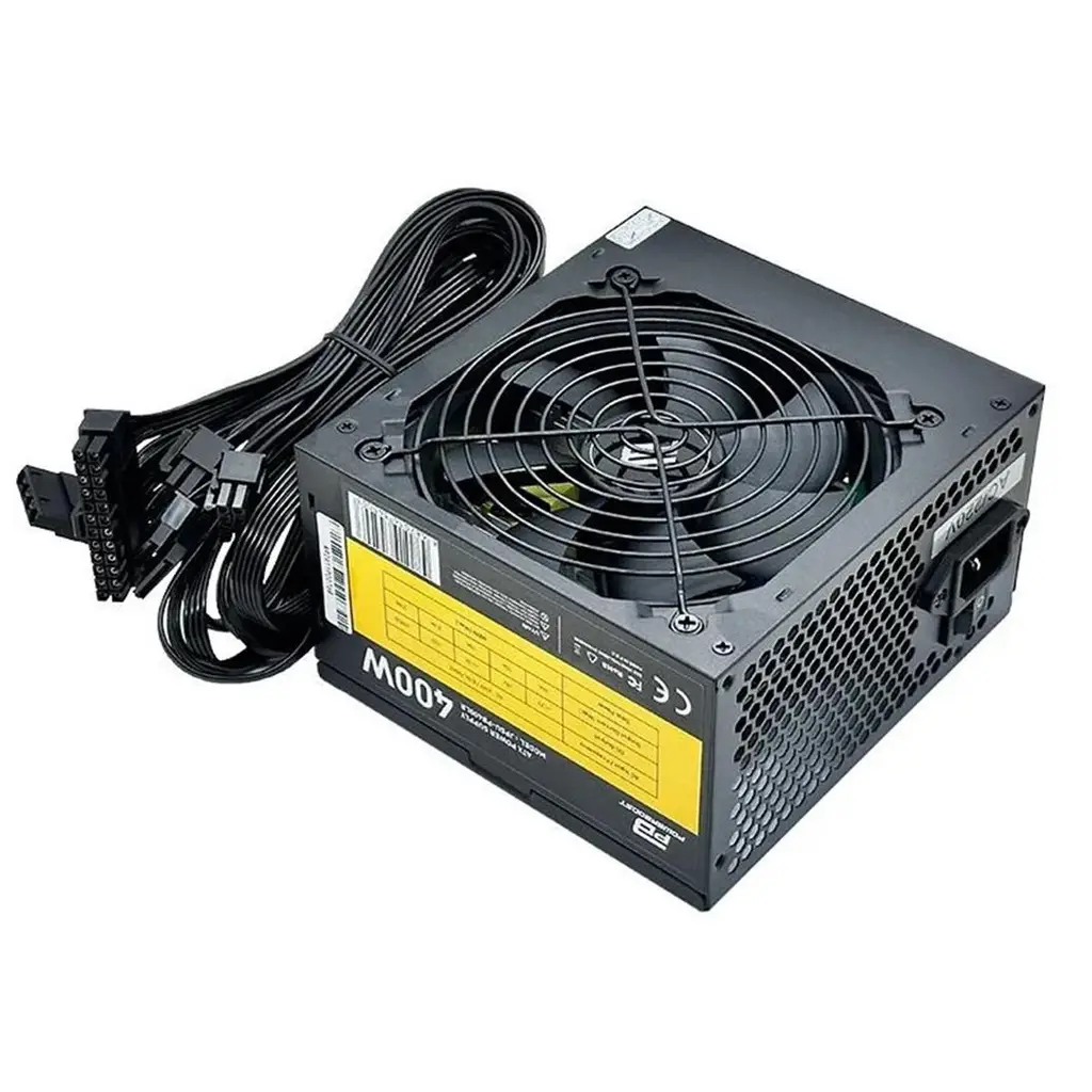 PowerBoost PB400LR 400W 1*PCI-E 6 Pin 12cm Siyah Fanlı ATX Power Supply (Retail Box)