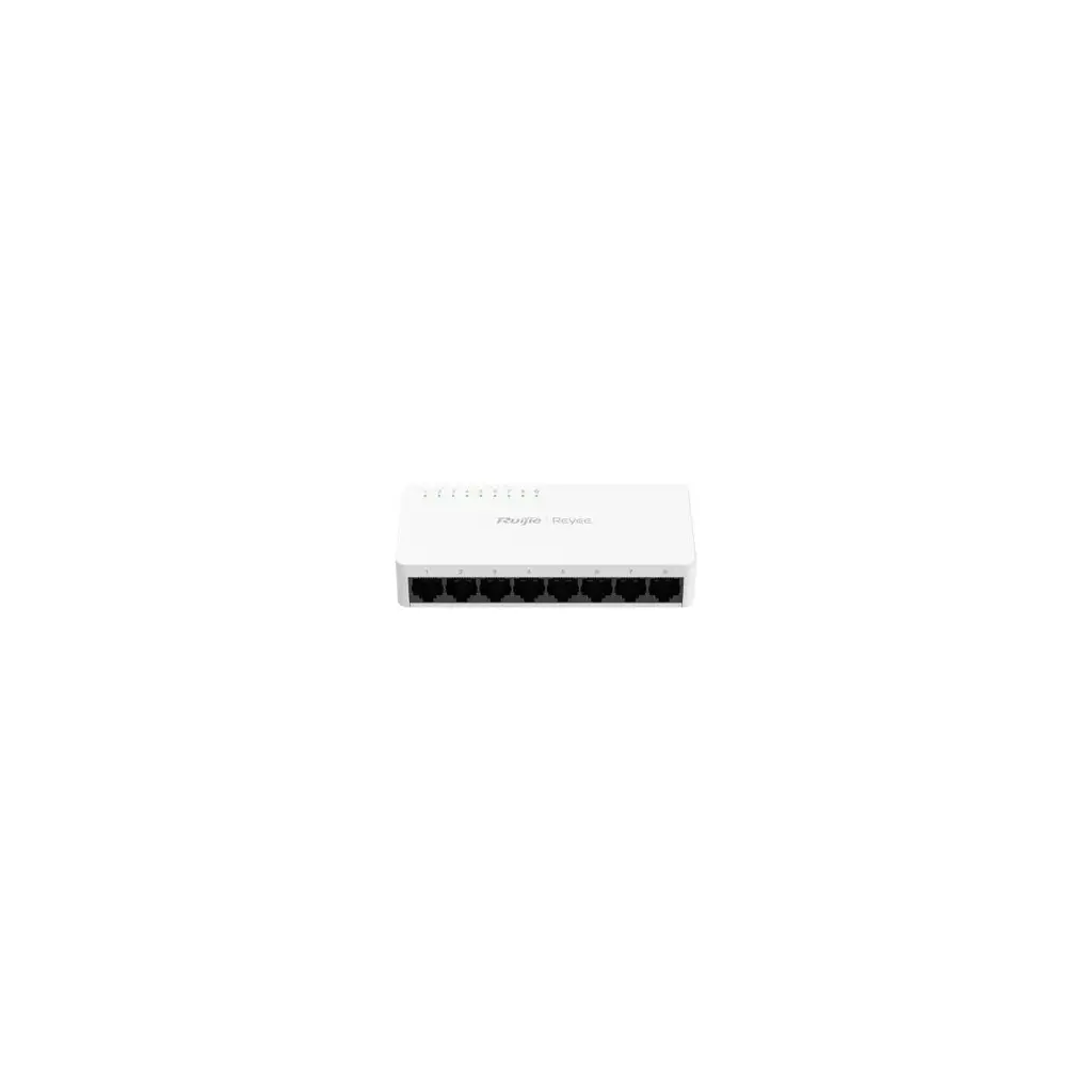 RUIJIE REYEE RG-ES08F 8 PORT 10/100 YONETILEMEZ DESKTOP SWITCH PLASTİK KASA