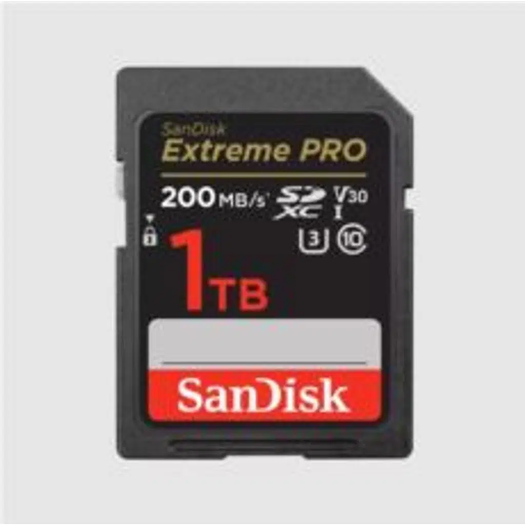 SanDisk 1TB Extreme Pro SD UHS I Card 200MB/s 140MB/s