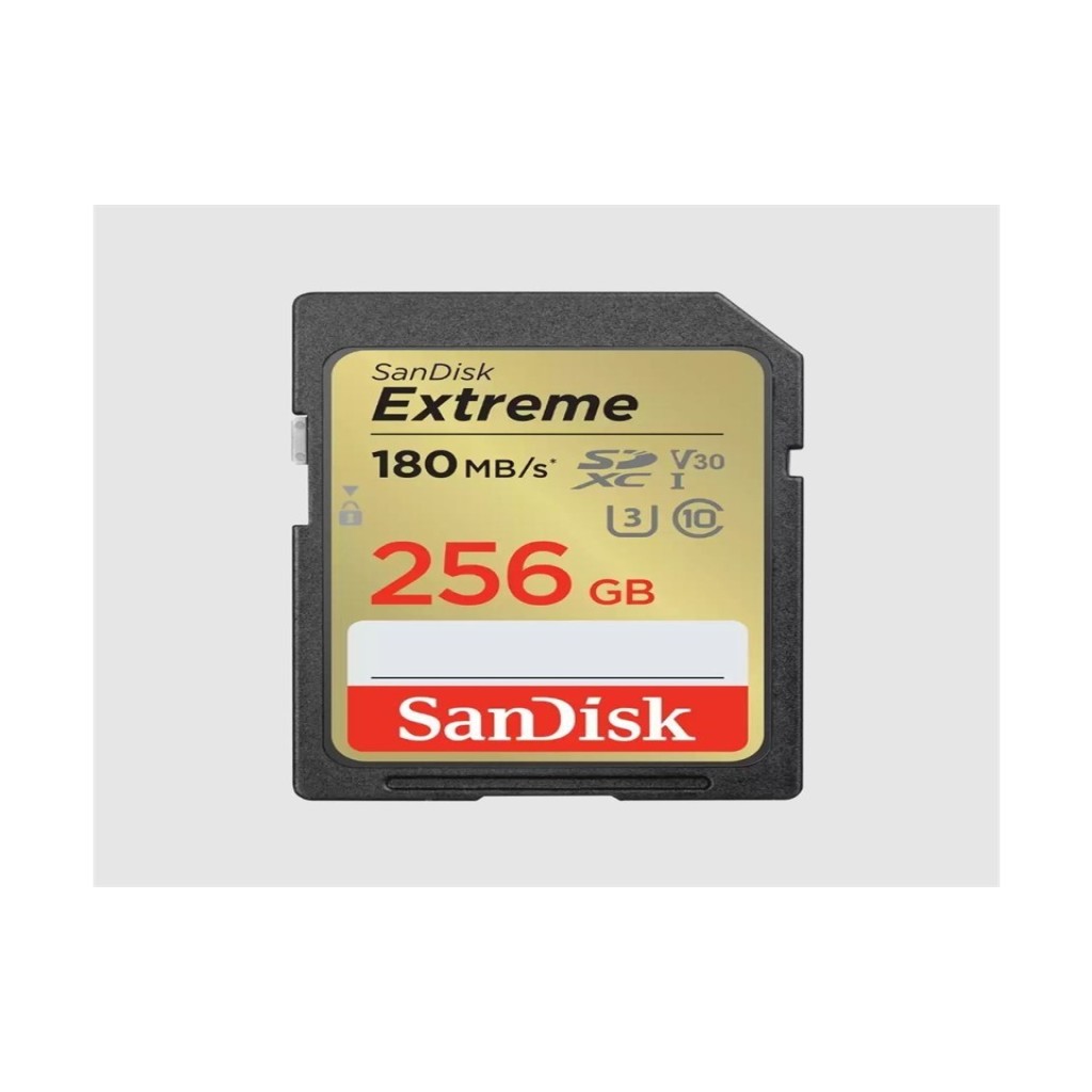 SANDISK 256GB EXTREME PRO SD UHSI 180MB/S 90MB/S SDSDXVV-256G-GNCIN