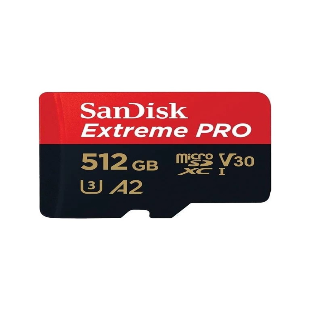 SANDISK 512GB EXTREME PRO SDXC UHS-I A2 MICROSD SDSQXCD-512G-GN6MA