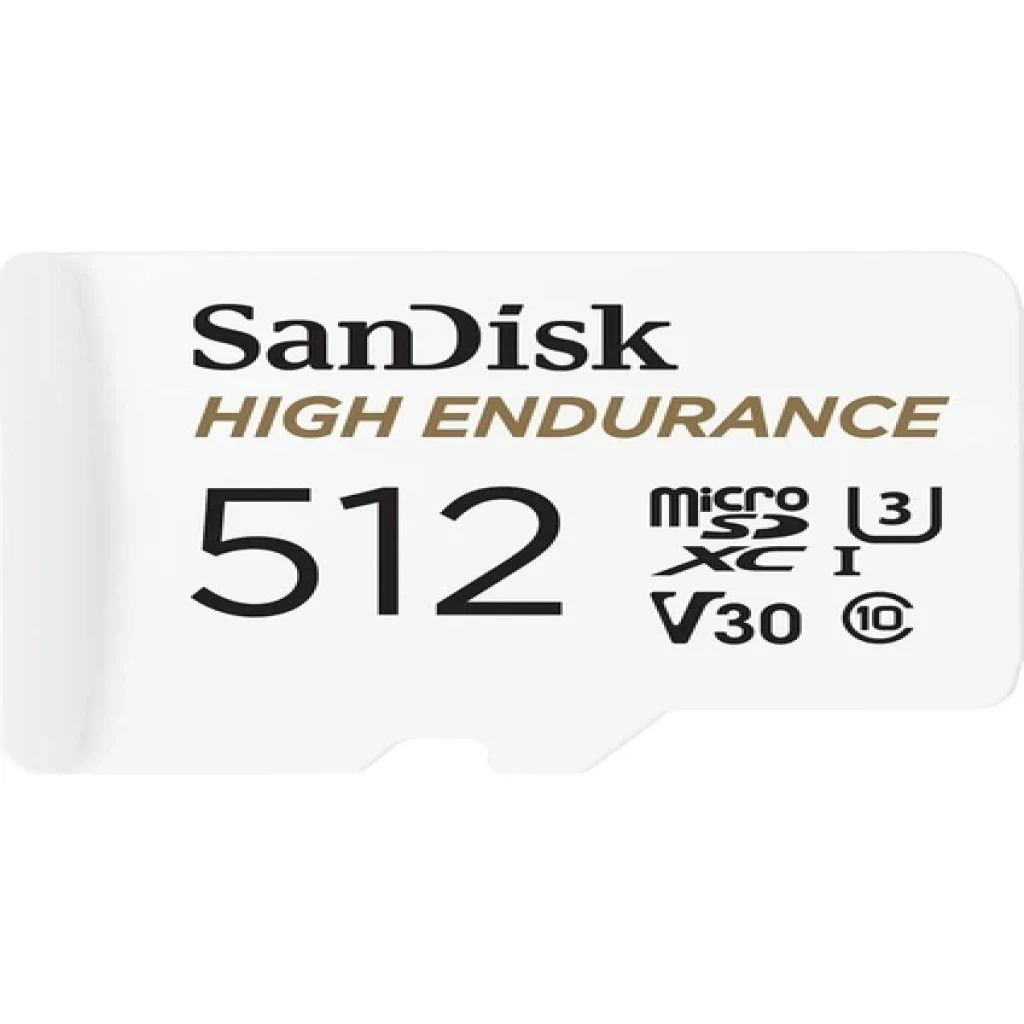 SANDISK 512GB HIGH ENDURANCE MICROSD 100MB/S SDSQQNR-512G-GN6IA