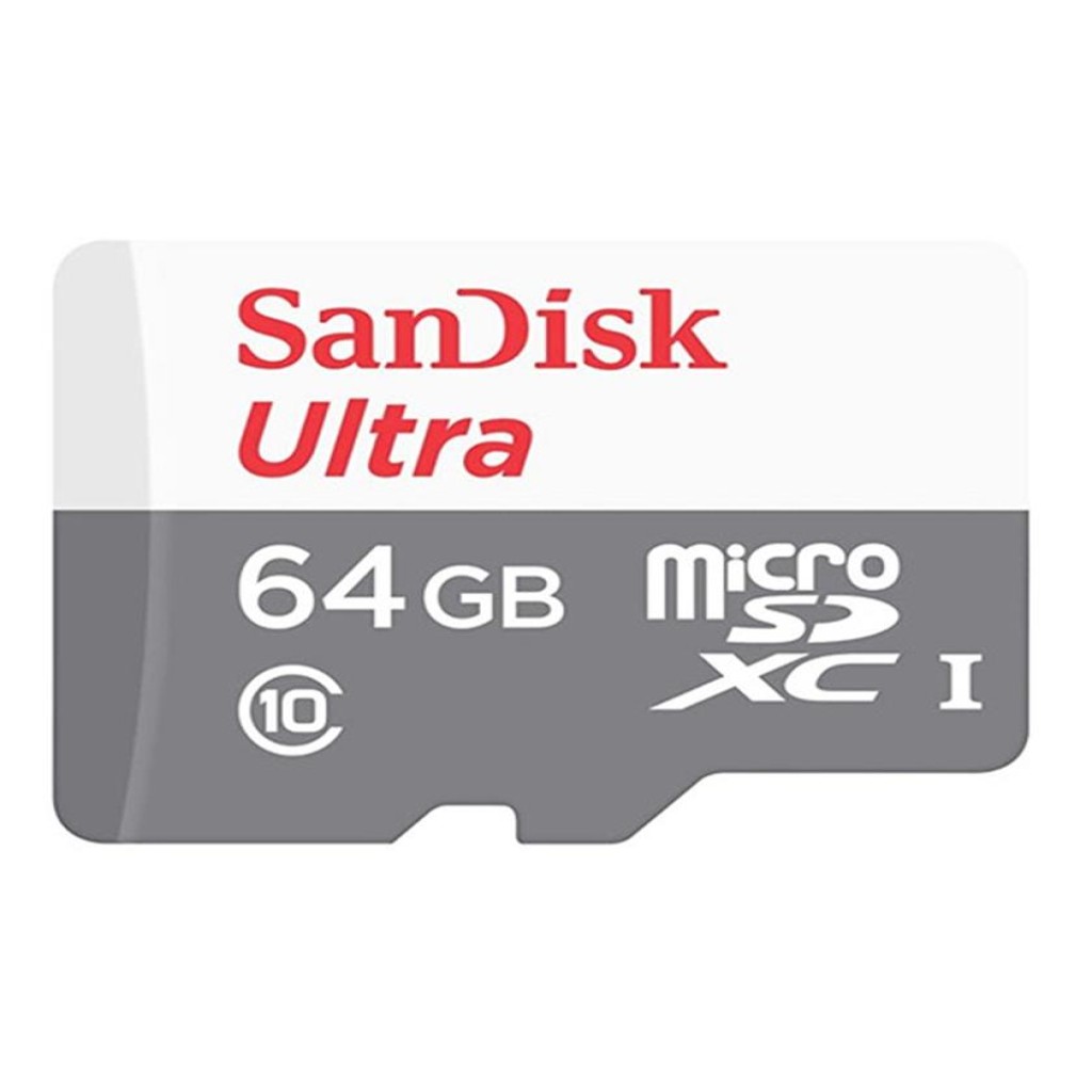 SANDISK 64GB ULTRA MICROSD 100MB/S SDSQUNR-064G-GN3MN