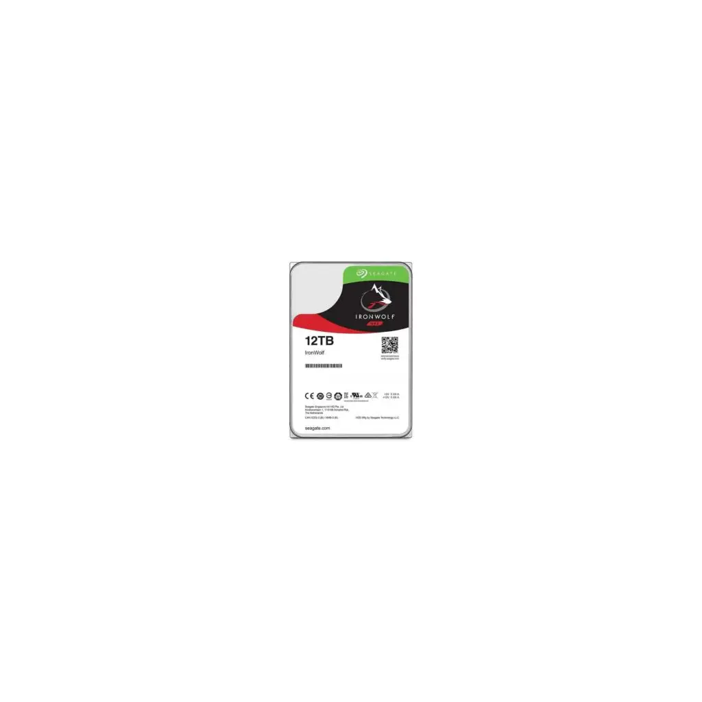 SEAGATE Ironwolf Pro 12TB 3.5"ST12000VN0008 SATA-3.0 7200RPM 128MB Harddisk