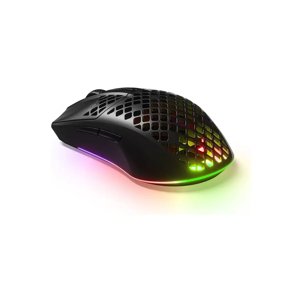 STEELSERIES Aerox 3 Onyx RGB Şarjlı Ergonomik Optik Kablolu Siyah Oyuncu Mouse