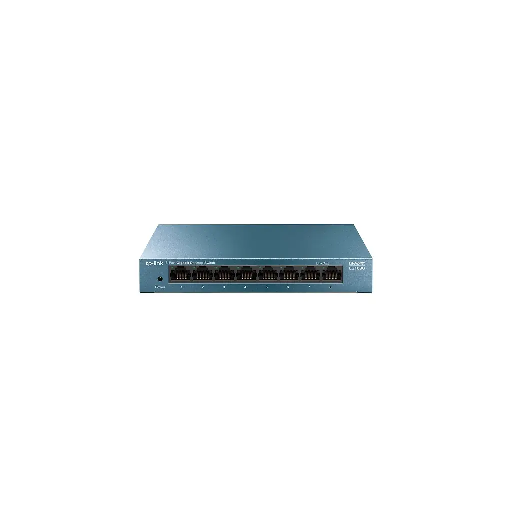 TP-LINK LS108G 8-Port 10/100/1000Mbps Gigabit Masaüstü Switch / Omada Runrate