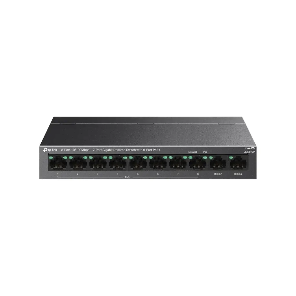 TP-LINK LS1210P 8-Port Desktop Switch