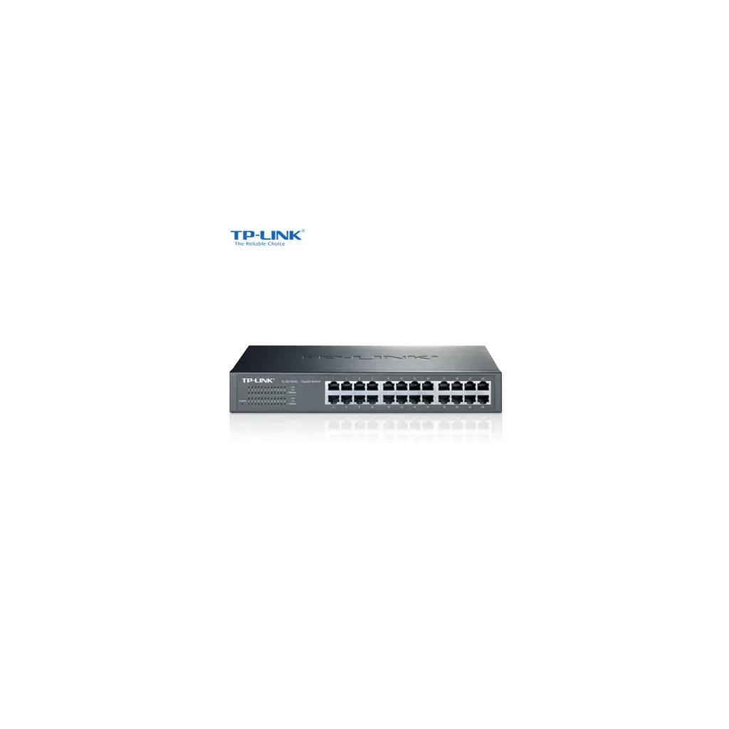 TP-LINK TL-SG1024D, 24 Port, 10/100/1000M, Çelik Kasa, Gigabit Desktop/Rackmount Switch / Omada Runrate