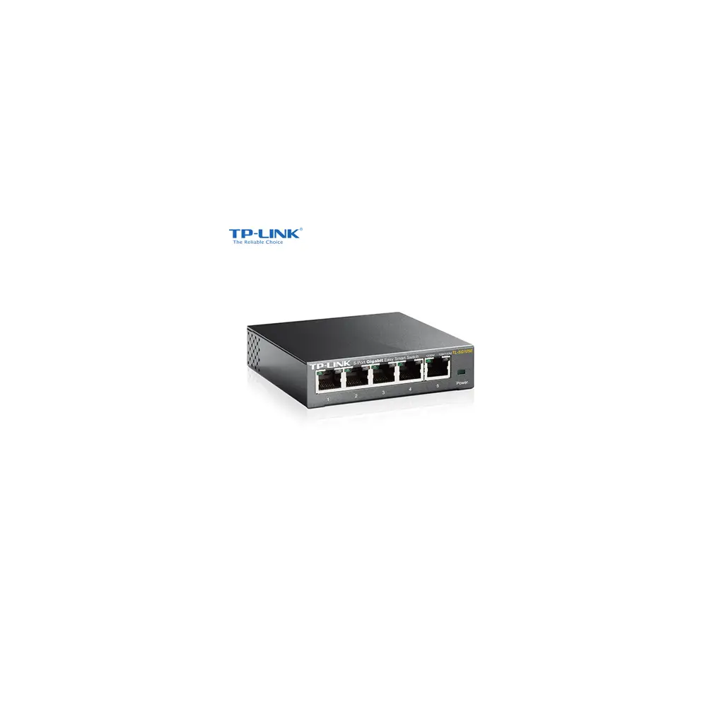 TP-LINK TL-SG105E, 5 Port, 10/100/1000M, Çelik Kasa, Gigabit Desktop Easy Smart Switch / Omada Runrate