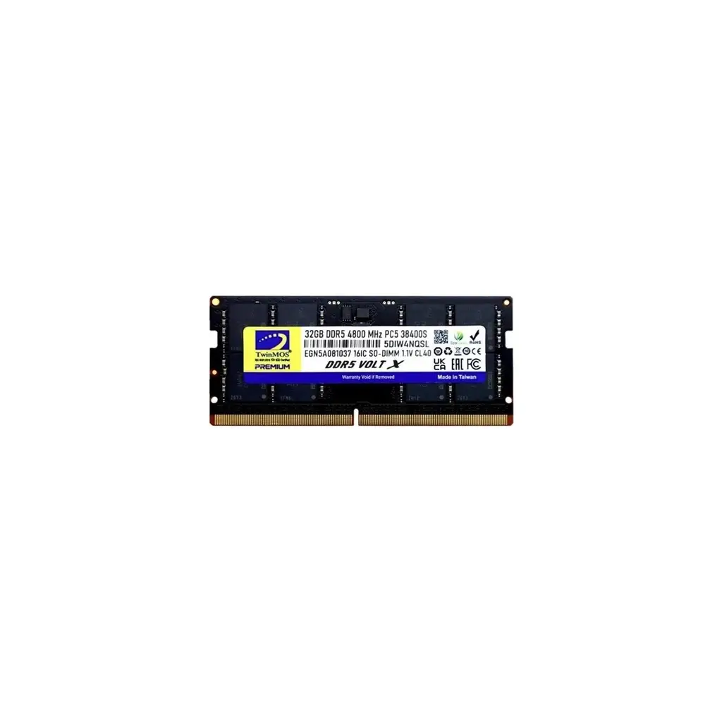 TWINMOS 32 GB DDR5 4800MHZ NB TMD532GB4800S40