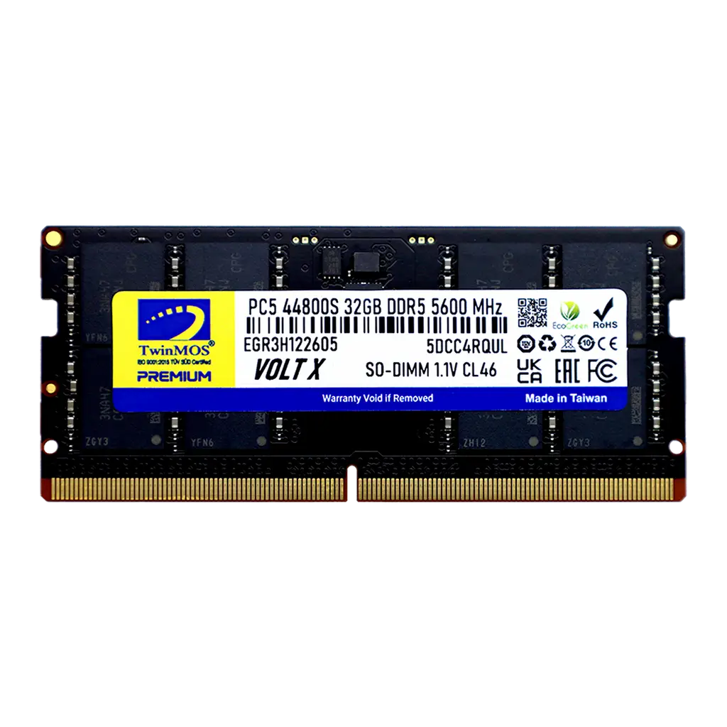 TwinMOS 32GB DDR5 5600MHz 1.1V (TMD532GB5600S)(NB)