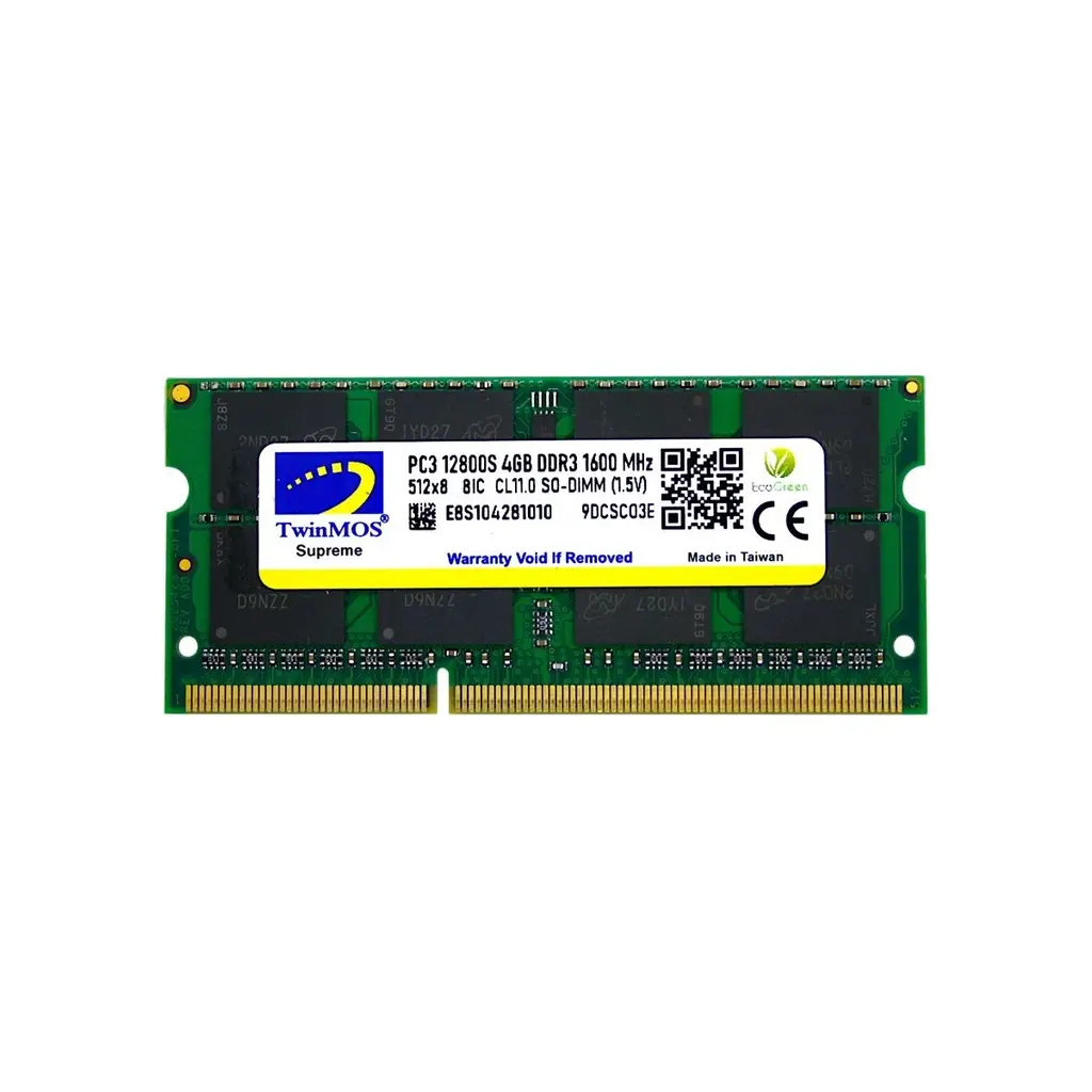 TwinMOS 4GB DDR3 1600MHz 1.5V (MDD34GB1600N) (NB)