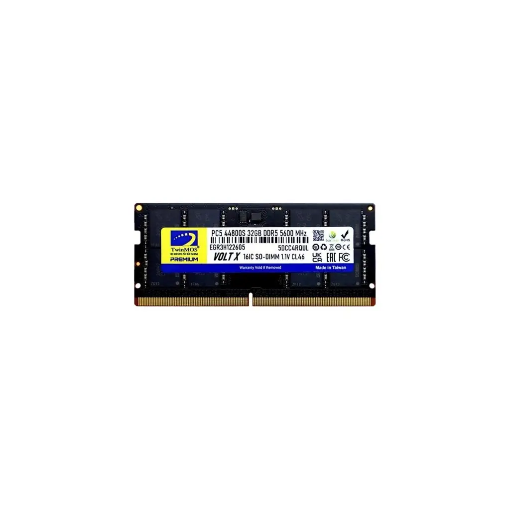 Twinmos Sodimm 32GB 5600MHz DDR5 CL46 Notebook Bellek (TMD532GB5600S46)