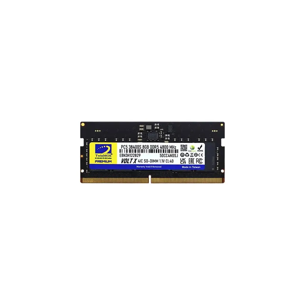 TWINMOS TMD58GB4800S40 8GB DDR5 4800Mhz Notebook Bellek